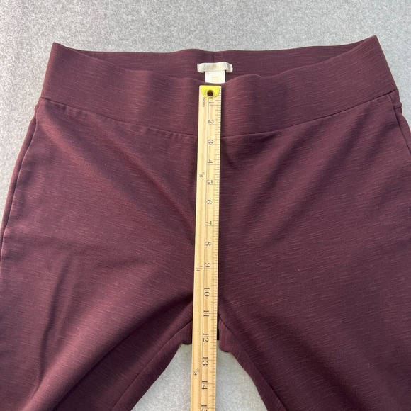 Matty M Leggings Women's Stretch Pants Burgundy Red Stretch Waistband Size XL - Picture 11 of 13